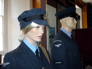 RAF uniforms on display at Tavistock Museum