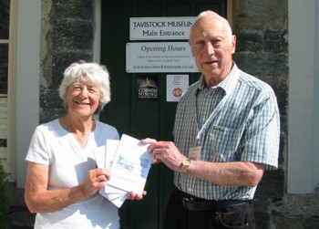 Val Vines and Trevor Kerswill at Tavistock Museum