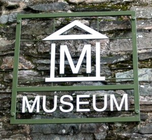 Tavistock Museum sign