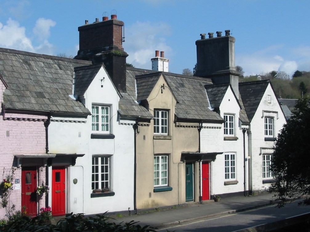A photograph of Dolvin Road, Tavistock.