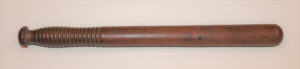 Victorian-era wooden police truncheon belonging to Mark Merritt